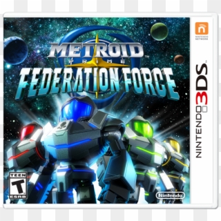 Federation Force Box Art - Metroid Prime Federation Force 3ds Clipart