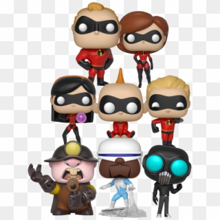 The Incredibles Clipart Villain - Incredibles Funko Pop - Png Download