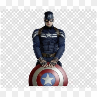 Captain America 2 Winter Soldier Steve Rogers Uniform - Social Media White Icons Png Clipart