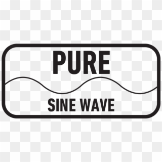 Pure Sine Wave Logo Clipart
