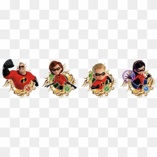 Incredibles Medals - Kingdom Hearts Union X Incredibles Clipart
