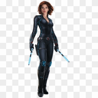 Scarlett Johansson Black Widow Winter Soldier - Black Widow Avengers Age Of Ultron Suit Clipart
