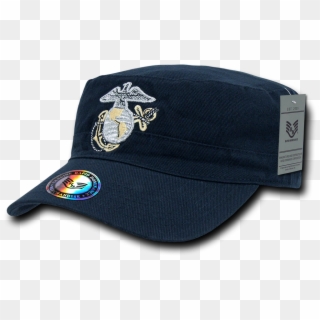Marines Cap Eagle Globe Anchor Vintage Military Style - Fbi Hat Transparent Background Clipart