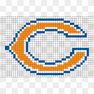 Chicago Bears Logo Pixel Art Clipart