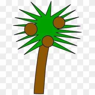 Big Image - Spiky Tree Cartoon Clipart