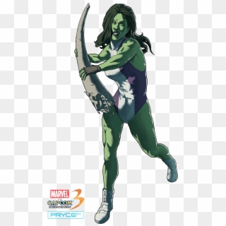 She-hulk In Mvc3 Clipart