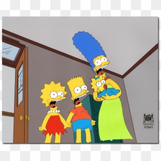 Marge, Maggie, Lisa & Bart Simpson - Cartoon Clipart
