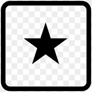 Favorite Star Symbol Button Of Square Shape Comments - All Star Smash Mouth Background Clipart