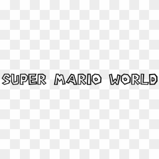 Super Mario Bros Font Clipart