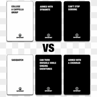 New Card Game- Imagine Cards Against Humanity Meets - Super Fight Board Game Clipart