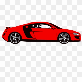 Load Image Into Gallery Viewer, Audi R8 Batmobile - Supercar Clipart