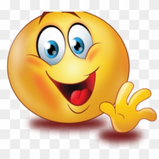 Hand Emoji Clipart Stop Sign - Emoji Hand Wave - Png Download