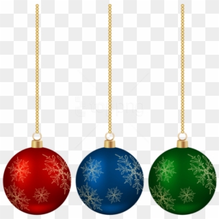Free Png Hanging Christmas Balls Set Png Images Transparent - Christmas Ornament Clipart