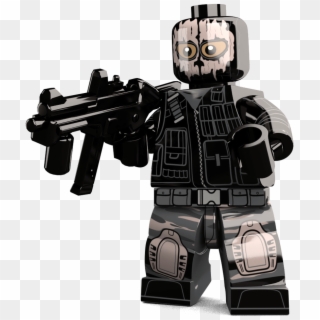 Ghost Soldier Call Of Duty Custom Lego Minifigure Png - Lego Call Of Duty Ghost Clipart
