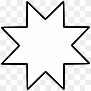 An Eight Pointed Star Represents Baptism And Regeneration - Banderas Mapuche Clipart