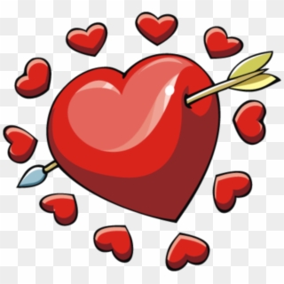 #mq #red #heart #hearts #arrow - Valentine's Day Clipart