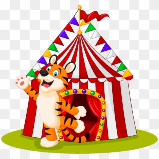 Carnival ~ Circus - Circus Elephant Vector Clipart