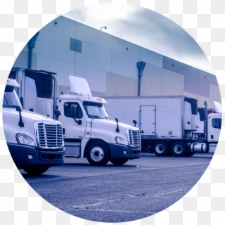 Delivery Truck Circle - Kooner Transport Ltd Clipart