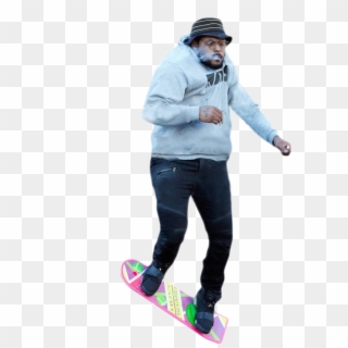 Psbschoolboy Q On A Hoverboard - Snowboarding Clipart
