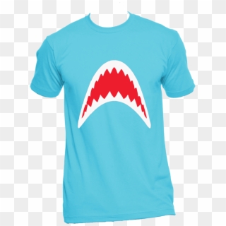 Shark Jaws Shirt Turquoise Aa2001 Original - Ibew Wife Shirts Clipart