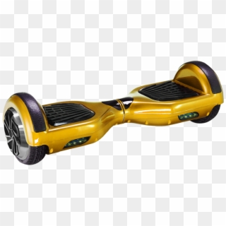 Gold Hoverboard With Lights Clipart