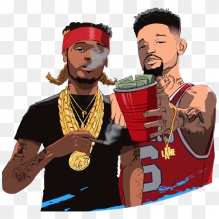 Money Hoes And Flows Clipart