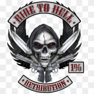 Sensing A Lack Of Psychopathic Bikers In Games, Deep - Ride To Hell Retribution Logo Clipart