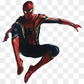 Png Library Library Spider Man Iron Black Widow Captain - Iron Spider Infinity War Png Clipart