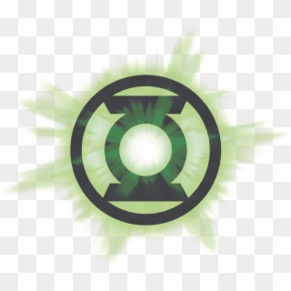 Green Lantern Green Glow Men's Ringer T-shirt - Green Lantern Clipart