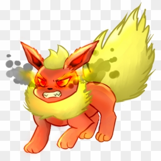 Pokemon Flareon Angry , Png Download - Angry Flareon Clipart