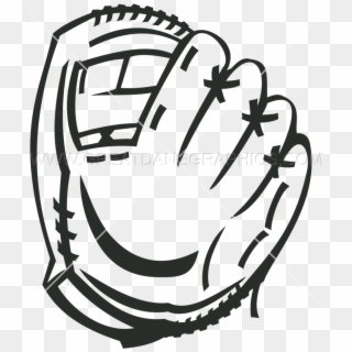 Drawn Baseball Svg - Clipart Baseball Glove Png Transparent Png
