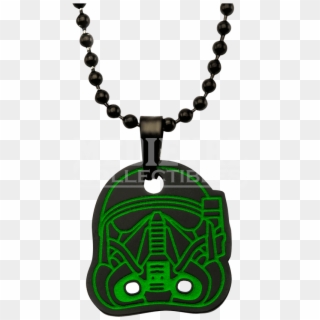 Death Trooper Glow In The Dark Pendant - Beads Png Clipart