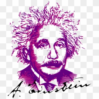 Albert Einstein's Brain Zebra Puzzle Riddle Color - Einstein Art Png Clipart