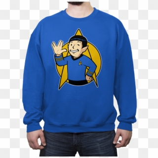 Spock Boy - Crew Neck - Crew Neck - Ript Apparel - - Golden Frieza Gym Shirt Clipart