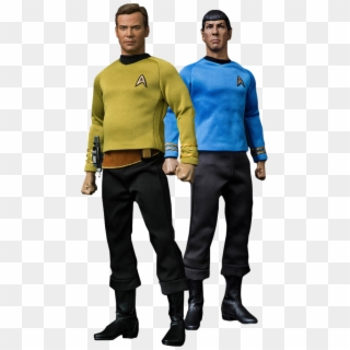 Kirk & Spock 1/6th Scale Exclusive Action Figure Bundle - Spock Png Clipart