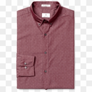 Regular Dobby Shirt - Button Clipart