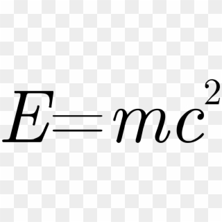 Equation Of E=mc^2 - E Mc2 Png Clipart