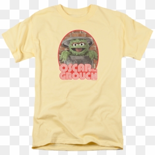 Retro Oscar The Grouch Sesame Street T-shirt - Toad Clipart