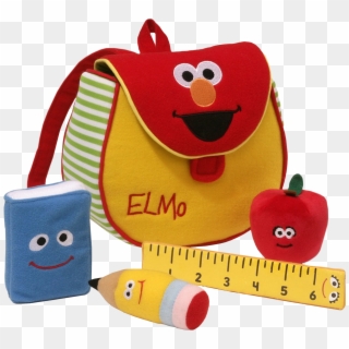Sesame - Gund Sesame Street Elmo's Book Bag Clipart