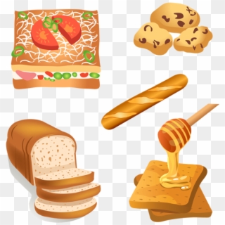 640 X 640 14 - Honey On Toast Clip Art - Png Download