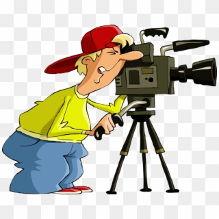 Clipart Library Camera Man Clipart - Cartoon Photography - Png Download