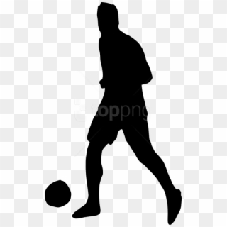 Football Player Silhouette Png - Transparent Soccer Player Silhouette Clipart