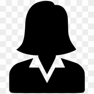 Business Woman Silhouette - Female Silhouette Icon Clipart