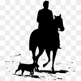 Cowboy Silhouette Png - He Coming Or Going Clipart