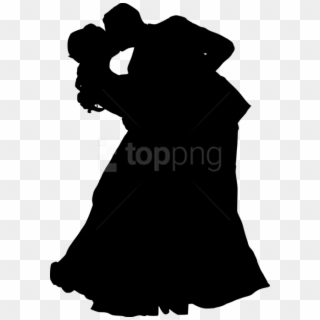 Free Png Bride And Groom Silhouette Png - Illustration Clipart