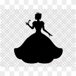 Princess Silhouette Png Clipart Royalty-free , Png - Indian Rupee Sign Png Transparent Png
