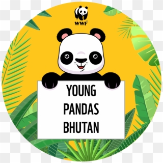 Sonam Yangchen/wwf Bhutan - Panda Bear Banner Clipart - Png Download