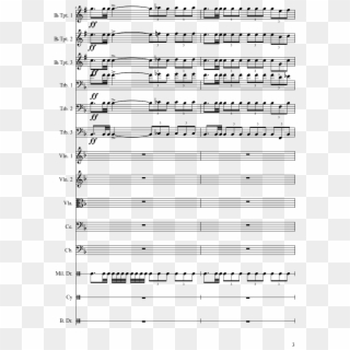20th Century Fanfare Sheet Music Composed By Alfred - Bubamara Piano Sheet Pdf Clipart