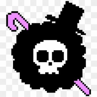 Brook's Jolly Roger - Perle A Repasser Modele One Piece Clipart