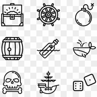 Pirate Collection - Wedding Icons Clipart